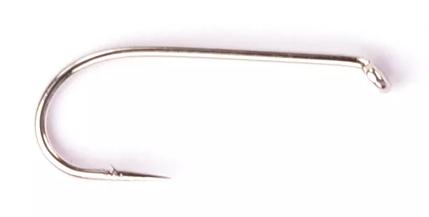 1182 - Standard Dry Fly Hook, Mini Barb, Crystal Finish