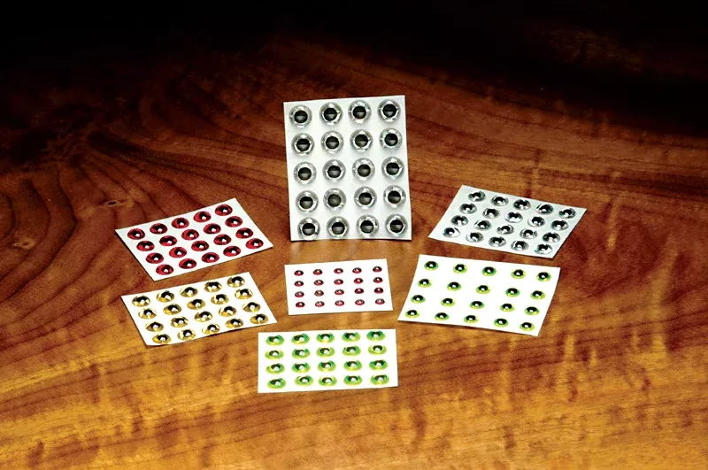 3D Holographic Adhesive Eyes