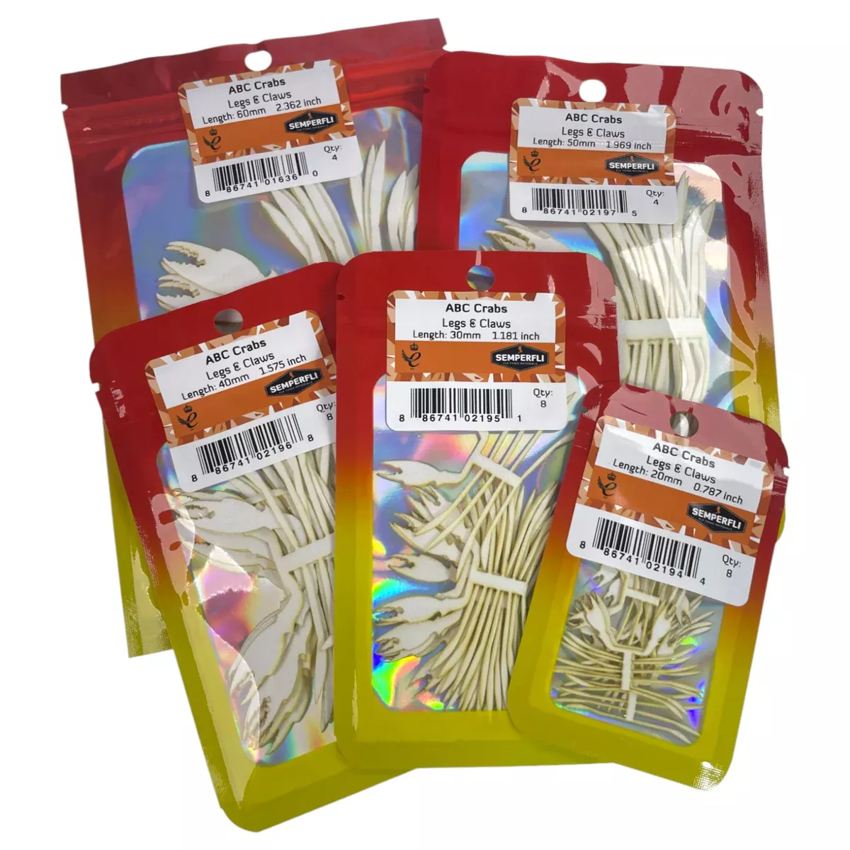 ABC Crab Legs & Claws Skeletons