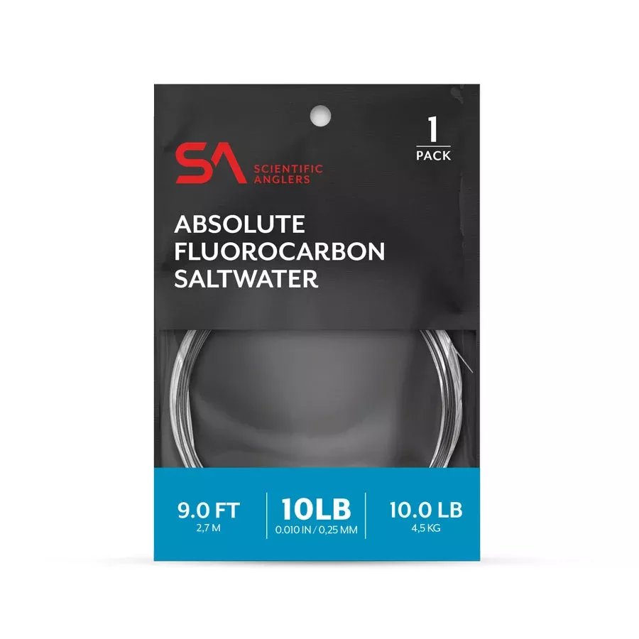 Absolute Fluorocarbon Saltwater Leader 9'