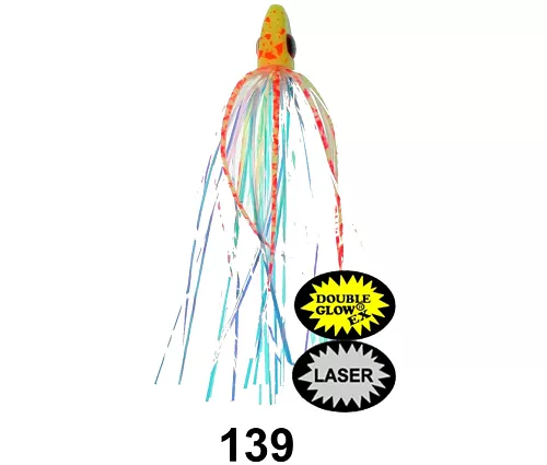 Ace Hi Fly Laser Flame Double Glow Spatter Back #139