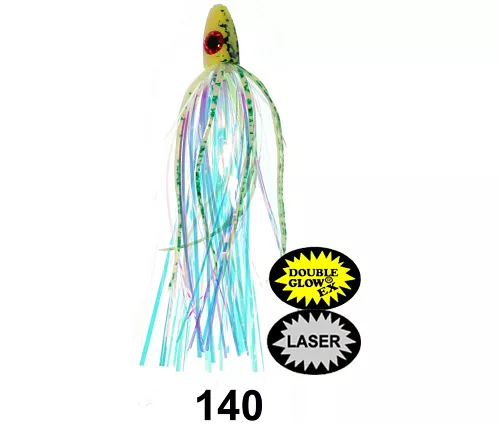 Ace Hi Fly Laser Green Spatter Double Glow #140