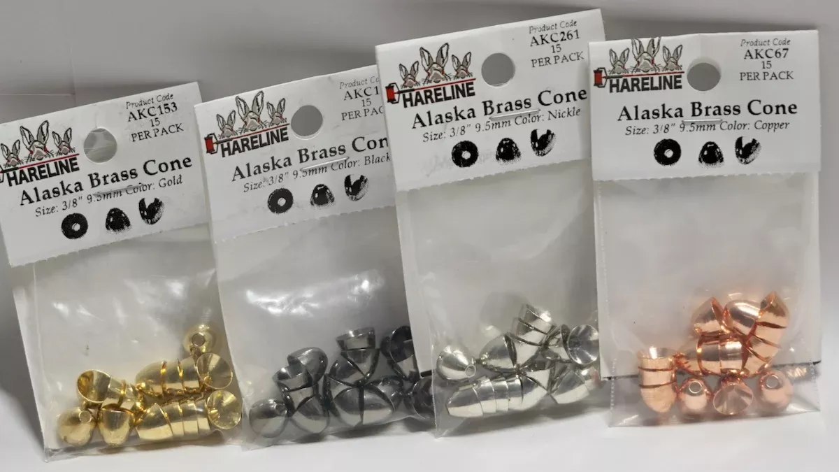 Alaska Brass Cones 3/8"