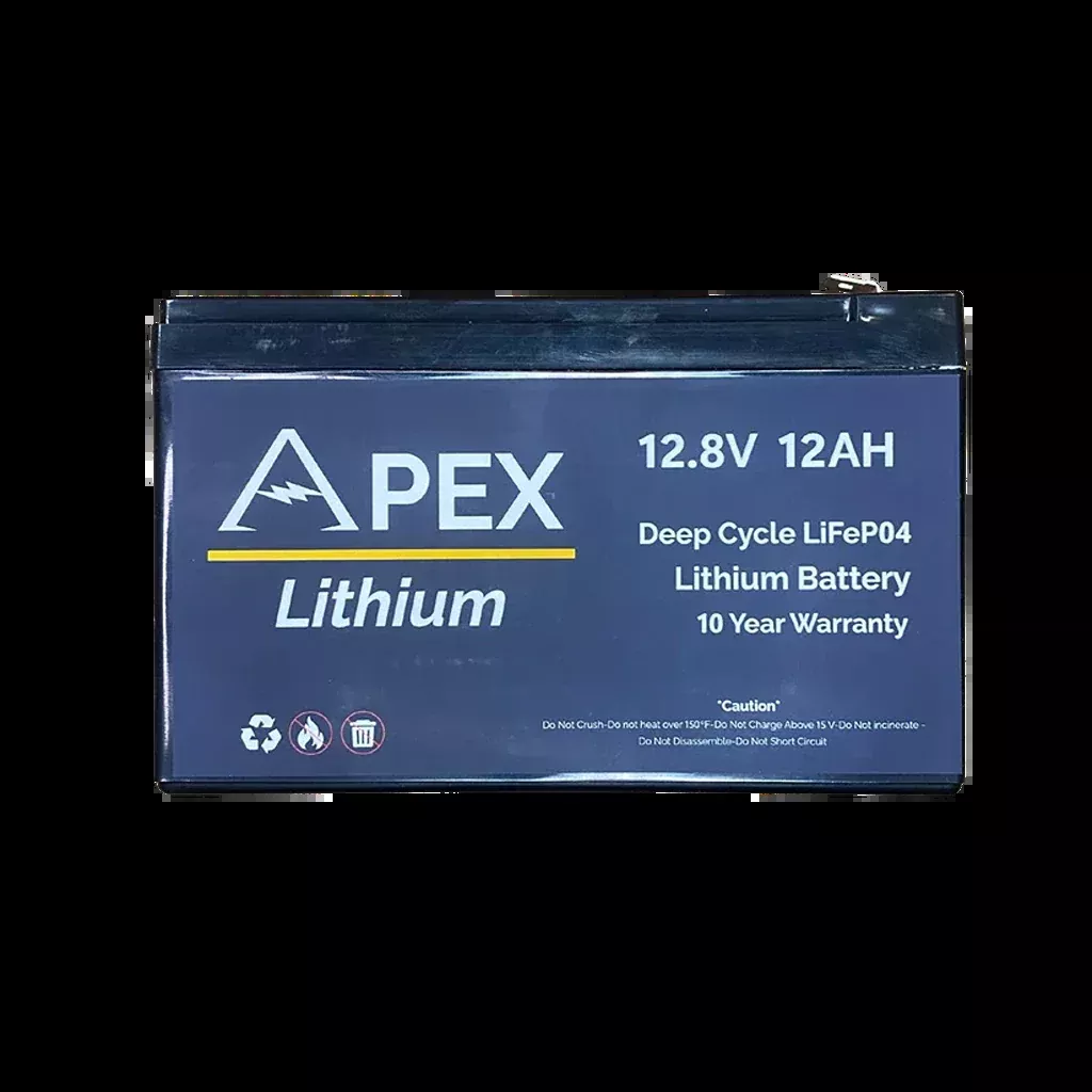 Apex Lithium 12V 12AH Lithium Battery