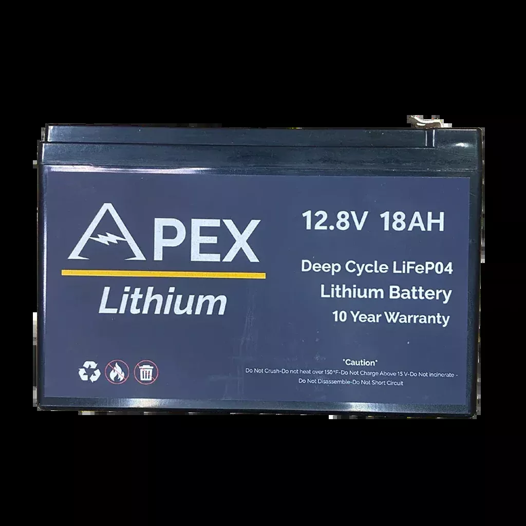 Apex Lithium 12V 18AH Lithium Battery