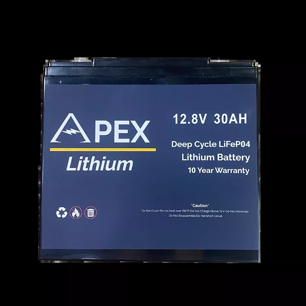 Apex Lithium 12V 30AH Lithium Battery