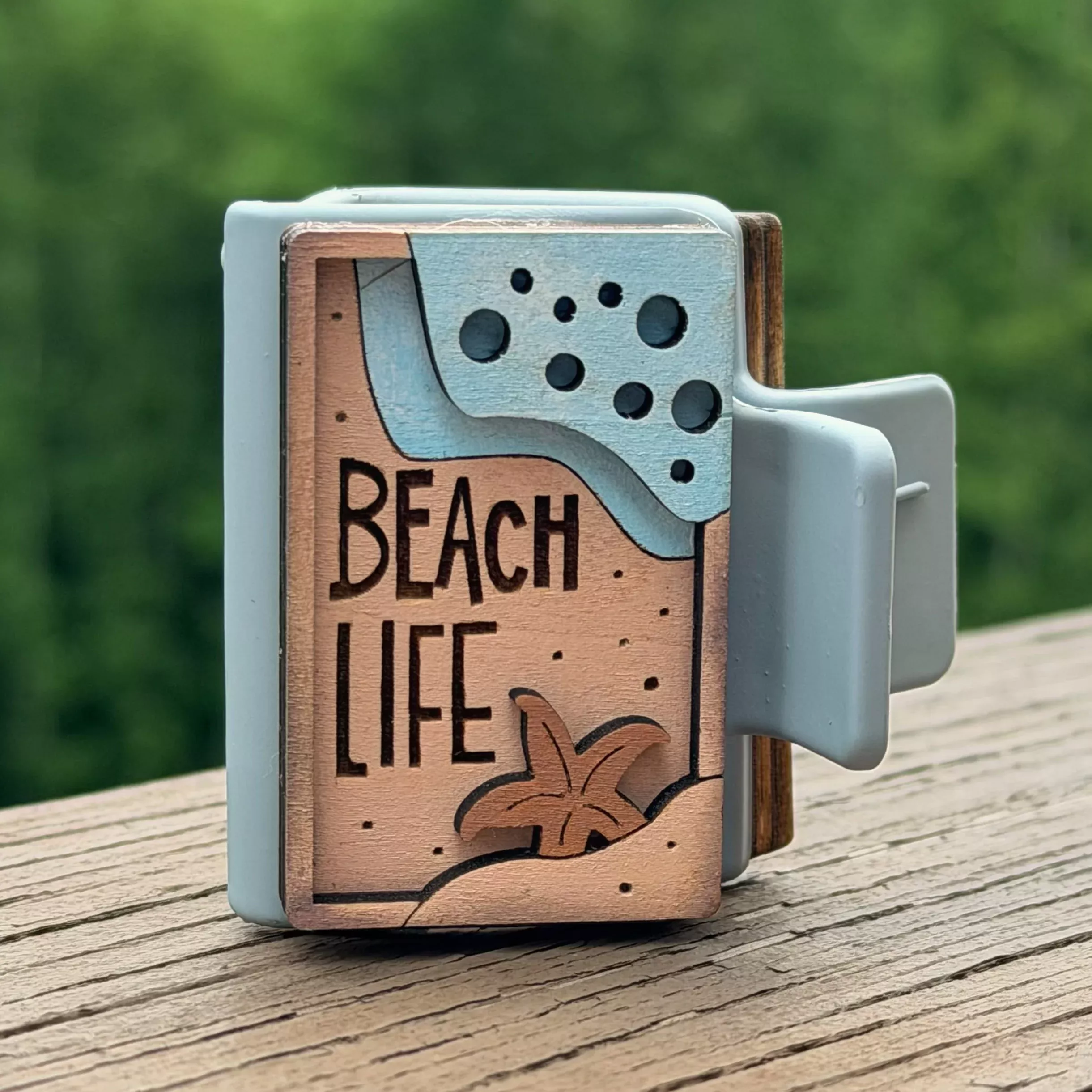 Beach Life 2” Hair Clip