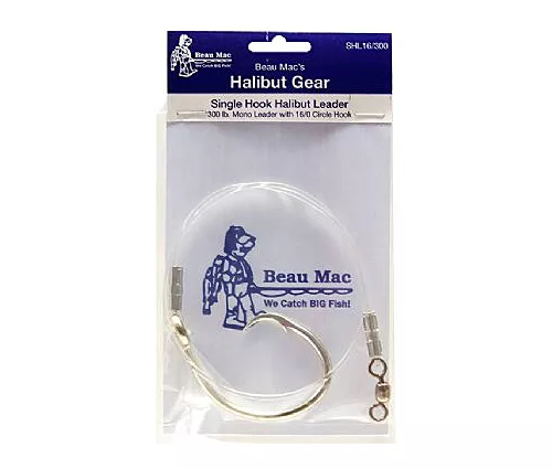 Beau Mac 500lb Leader w/16/0 Circle Hook