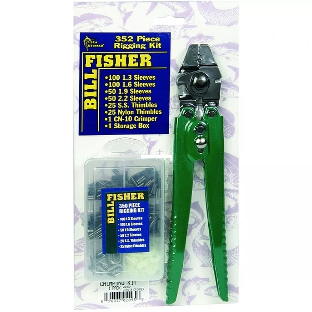 BILLFISHER Rigging Kit 351 Pc with CN-10 Crimper