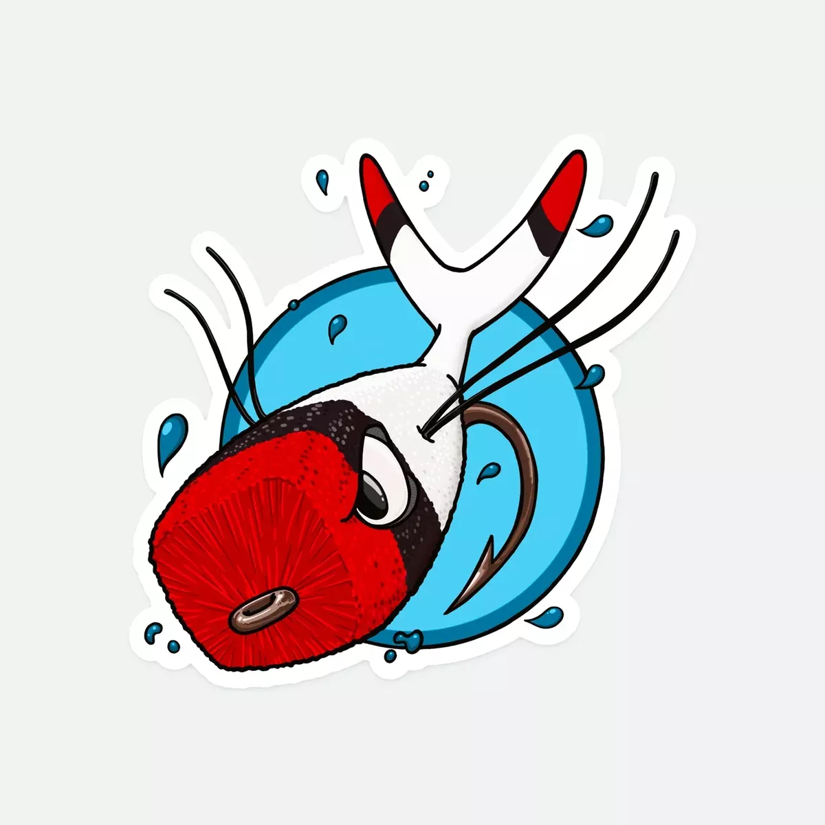 Bomb Popper Sticker