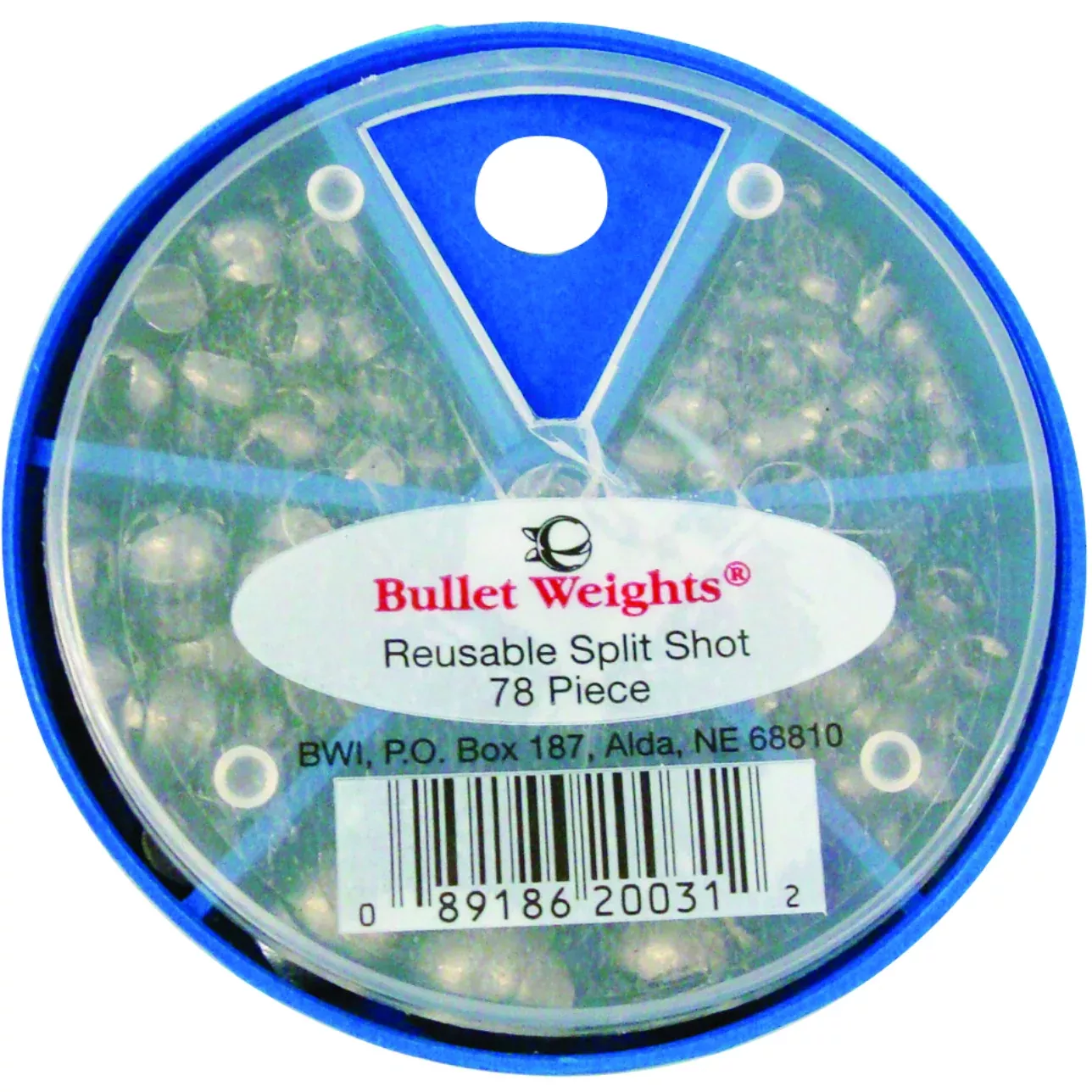 Bullet Weights Removable Split Shot Assortment