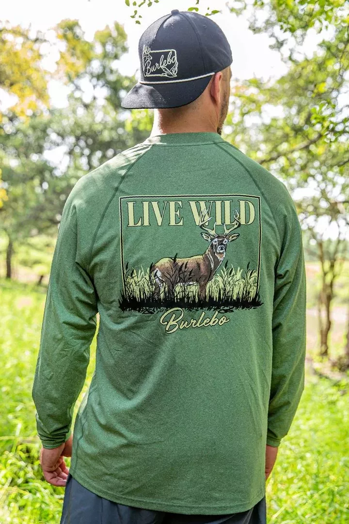 Burlebo Performance Sun Tee Live Wildly