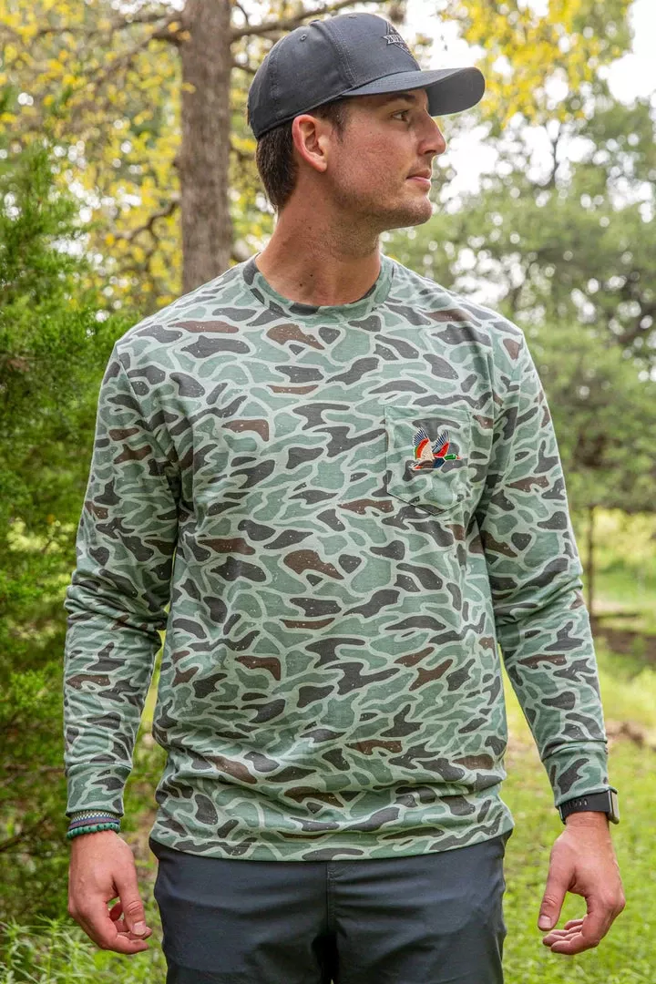 Burlebo Retro Duck Camo – LS Mallard Pocket Other Brands
