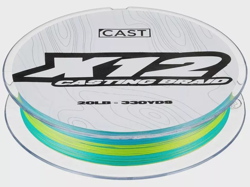 Cast Fishing Co. X12 Braided Line 330yds