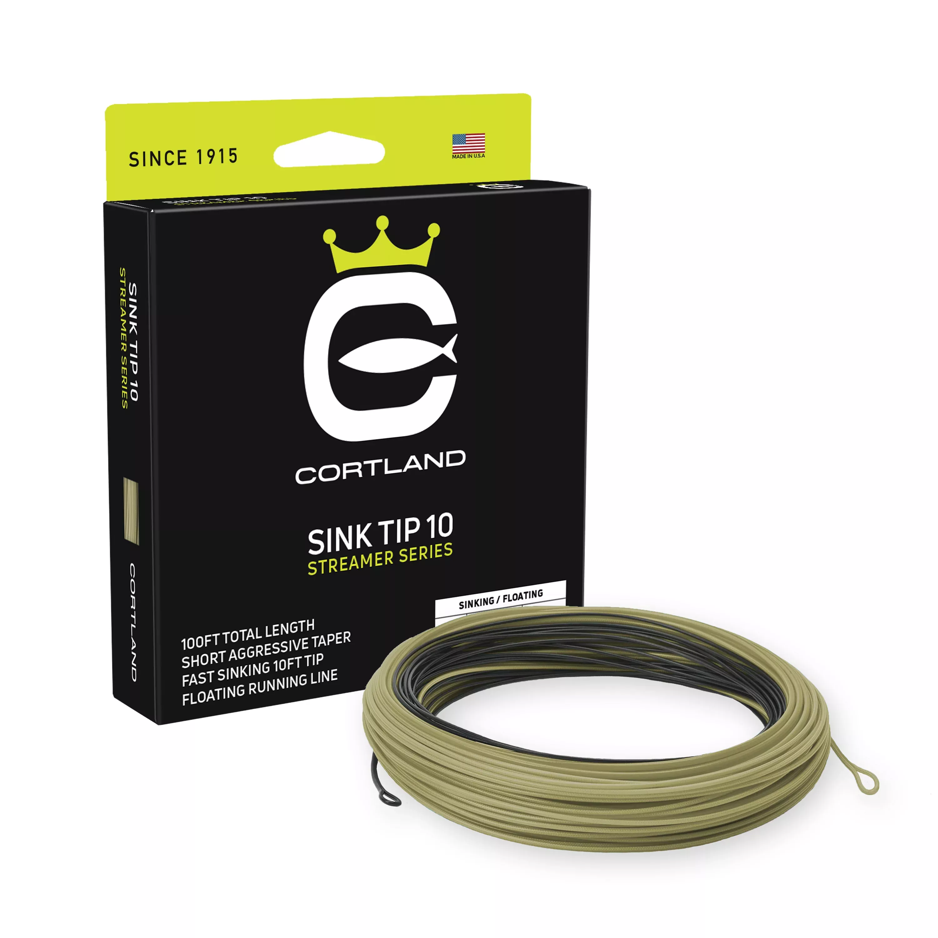 Cortland Streamer Series - Sink 6 Tip 10' Fly Line