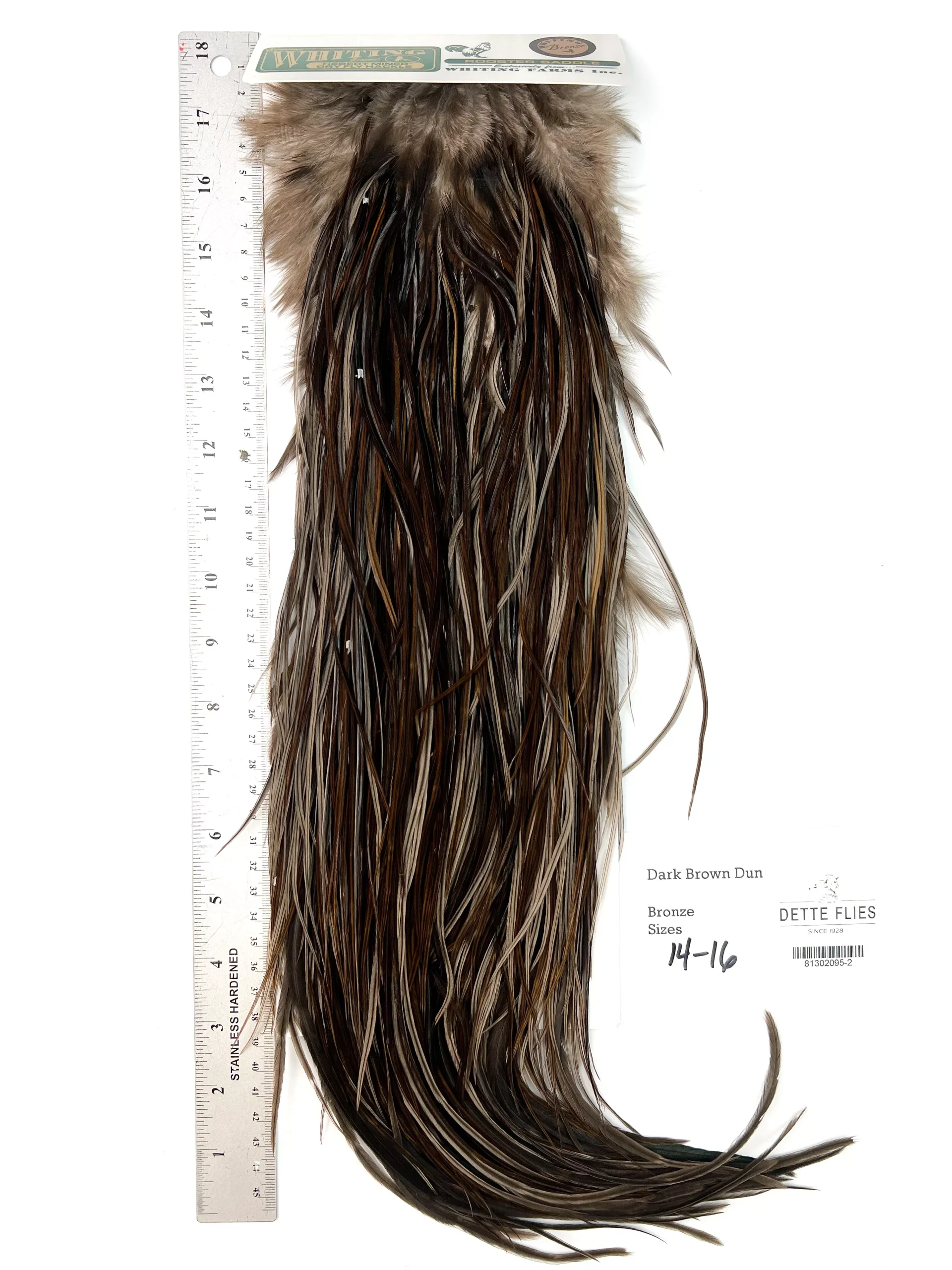 Dark Brown Dun - Whiting Hebert Rooster Saddle | Bronze Grade
