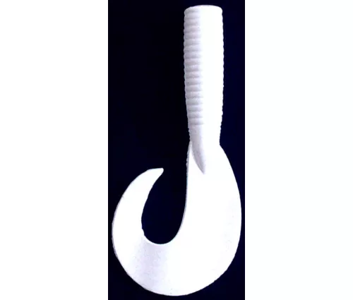 Delta Tackle 10″ Hali Hawg w/BIO “X” Scent White #19602