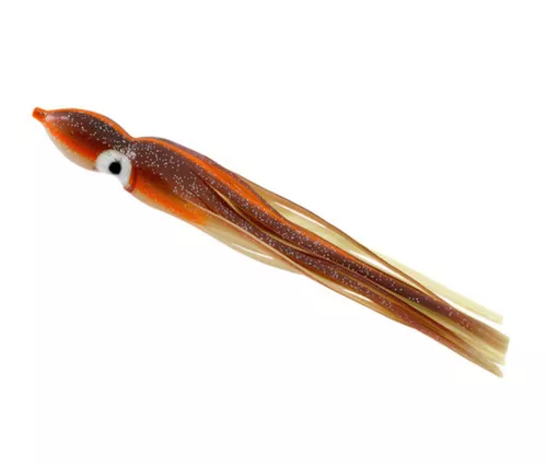 Delta Tackle 9″ Peanut/Butter/Glow Squid 2/pk