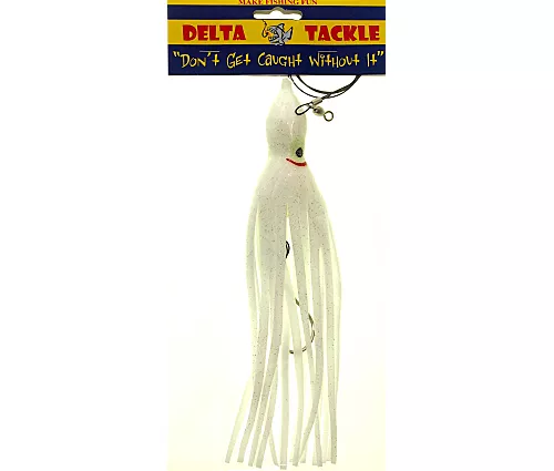 Delta Tackle Jumbo Squid Rigged 9″ Glow #04020