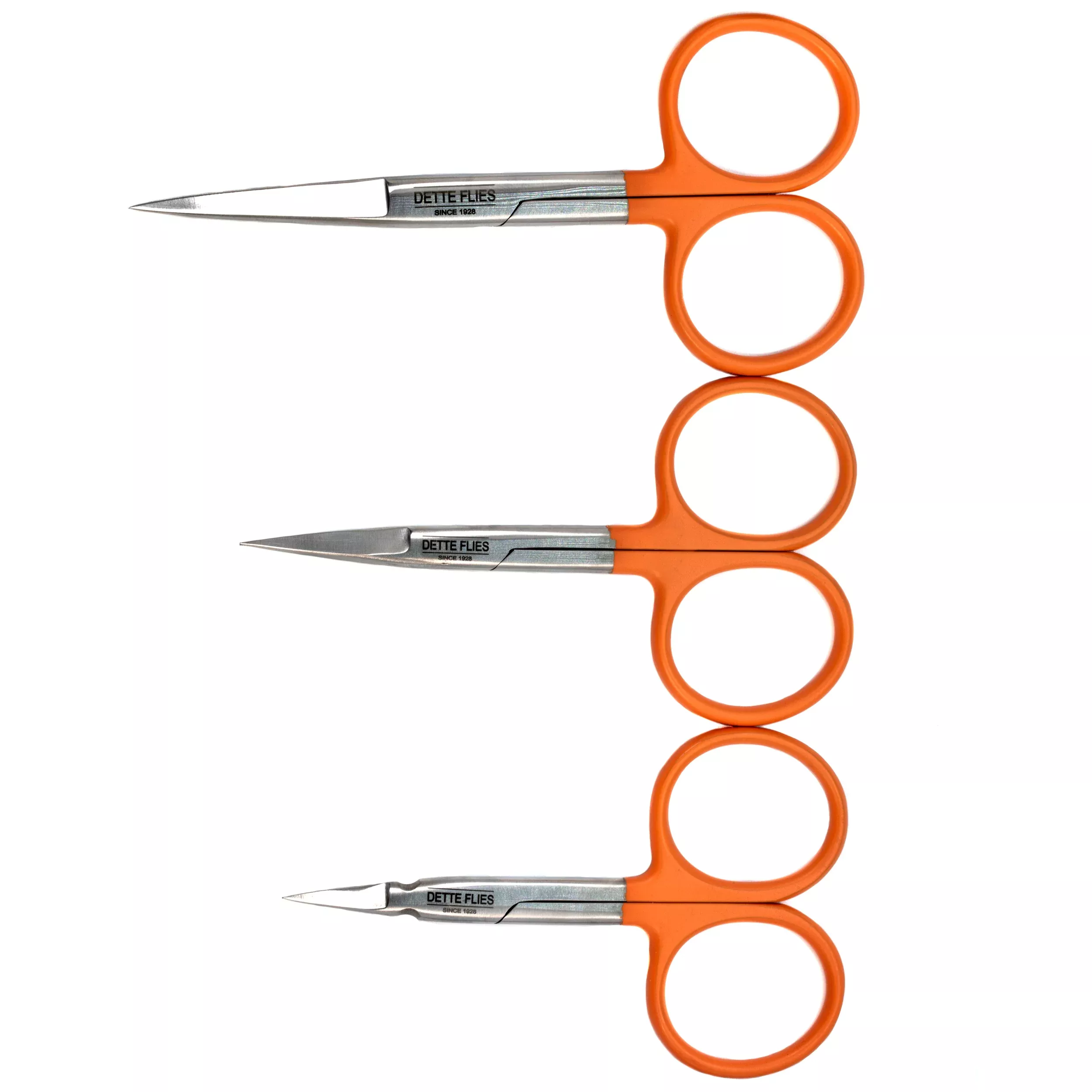 Dette Flies Classic Straight Fly Tying Scissors