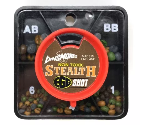 Dinsmores Lead Free Stealth Egg Split Shot - Multi Dispenser