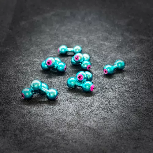 Dirty Dumbbell Eyes 3/16" - 10 Pack
