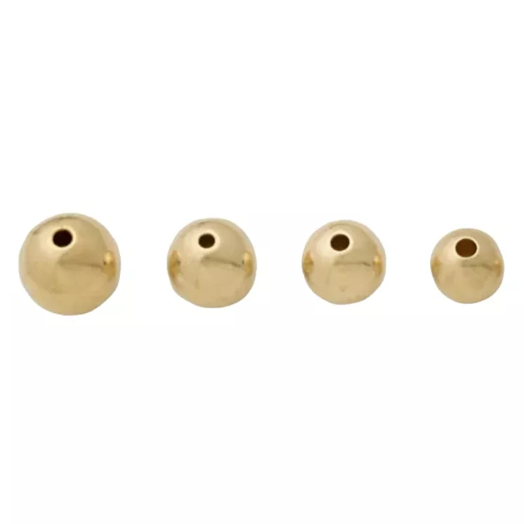 Do-It Hollow Metal Nickel Plated Beads