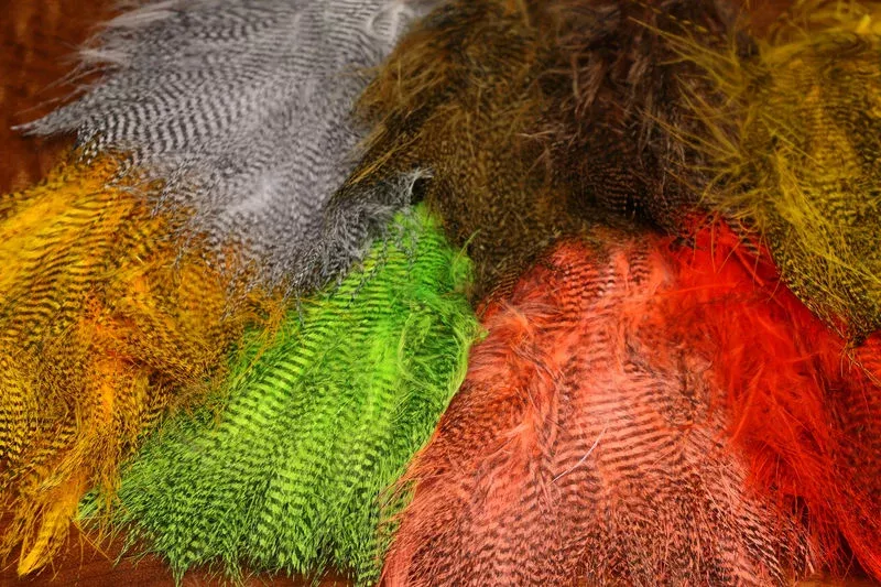 Fine Black Barred Marabou Feathers