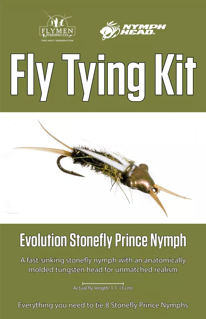 Fly Tying Kit: Nymph-Head Evolution Stonefly Prince Nymph