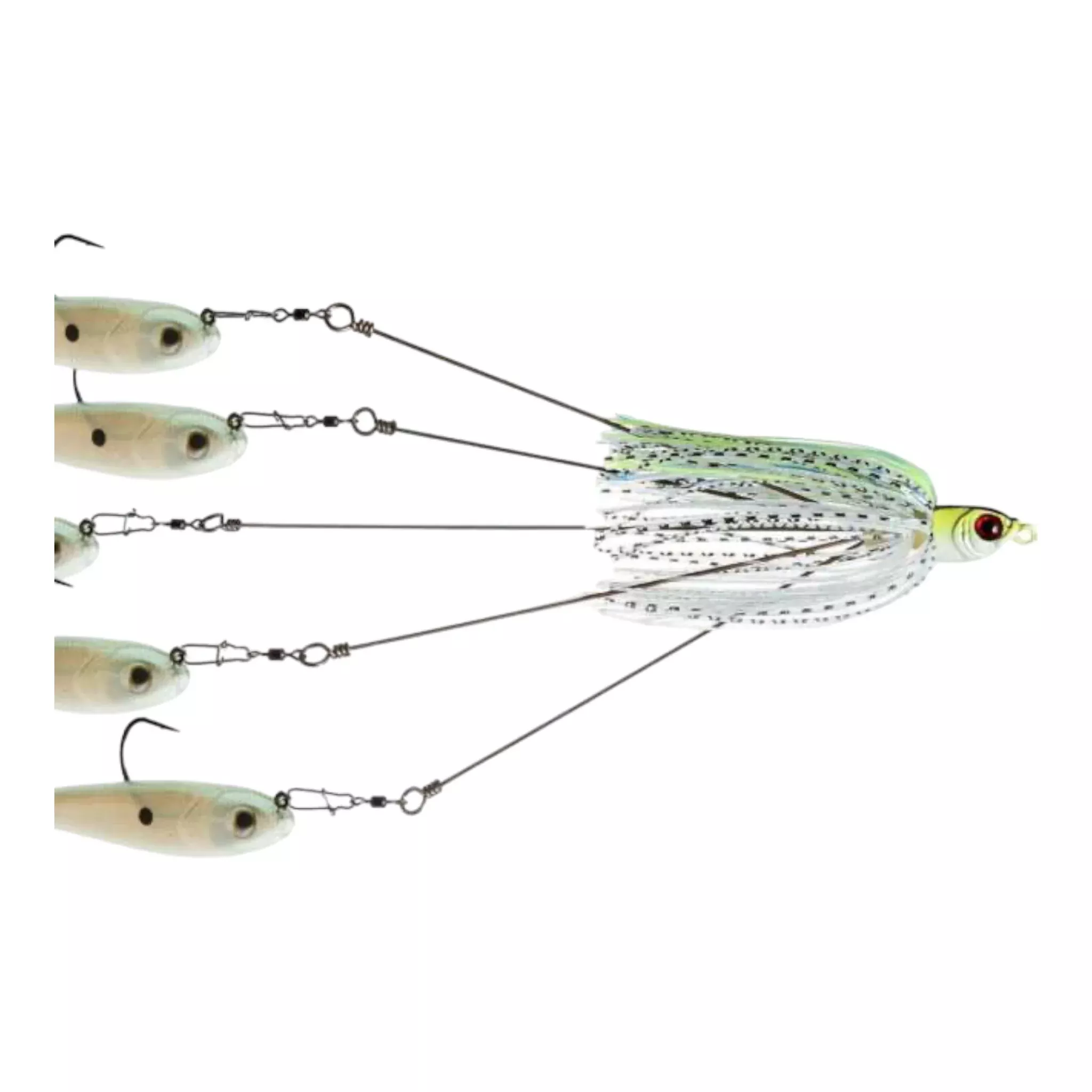 Frenzy Baits Bounty Hunter Skirted 5 Wire Umbrella / Alabama Rig
