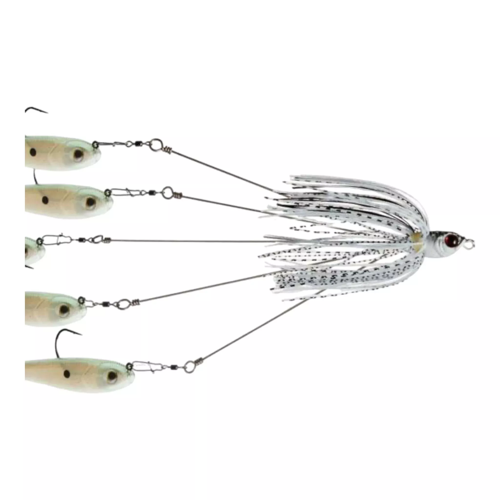 Frenzy Baits Bounty Hunter Skirted 7 Wire Umbrella / Alabama Rig