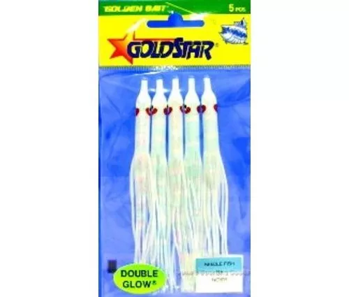 Goldstar 3.5 Needlefish NG161R Double Glow 5/Pack