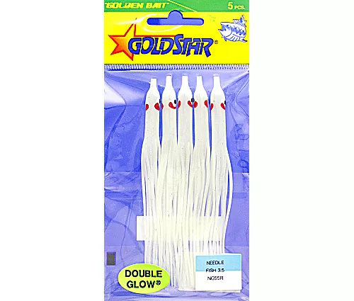 Goldstar 3.5 Needlefish NG55R Double Glow 5/Pack