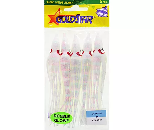 Goldstar 3.5 Octopus Squid OGL161R 5/Pack
