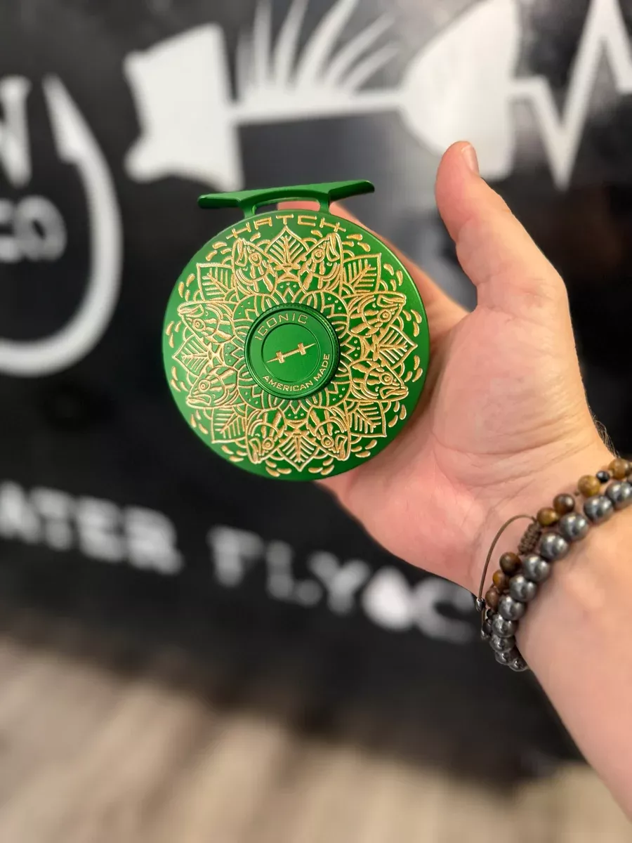 Hatch 5+ Drewlr Drew Wilson Collab Bass Fly Reel