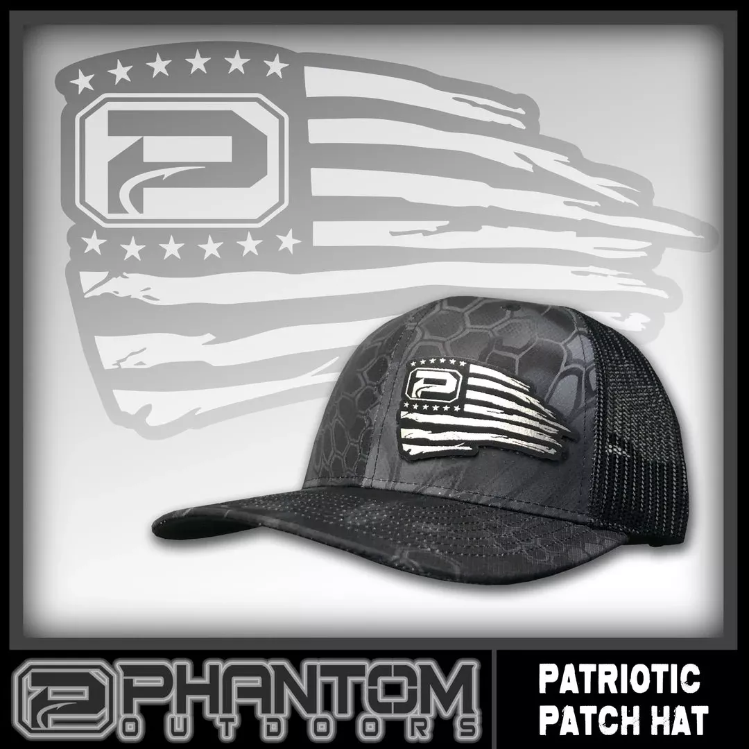 HATS Limited Edition: Phantom Outdoors “Patriotic” Patch Hat