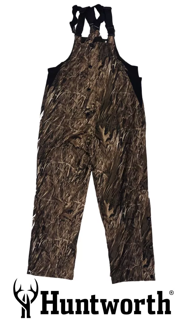 HUNTWORTH MEN’S CAMO MICROFIBER BIBS HUNTING