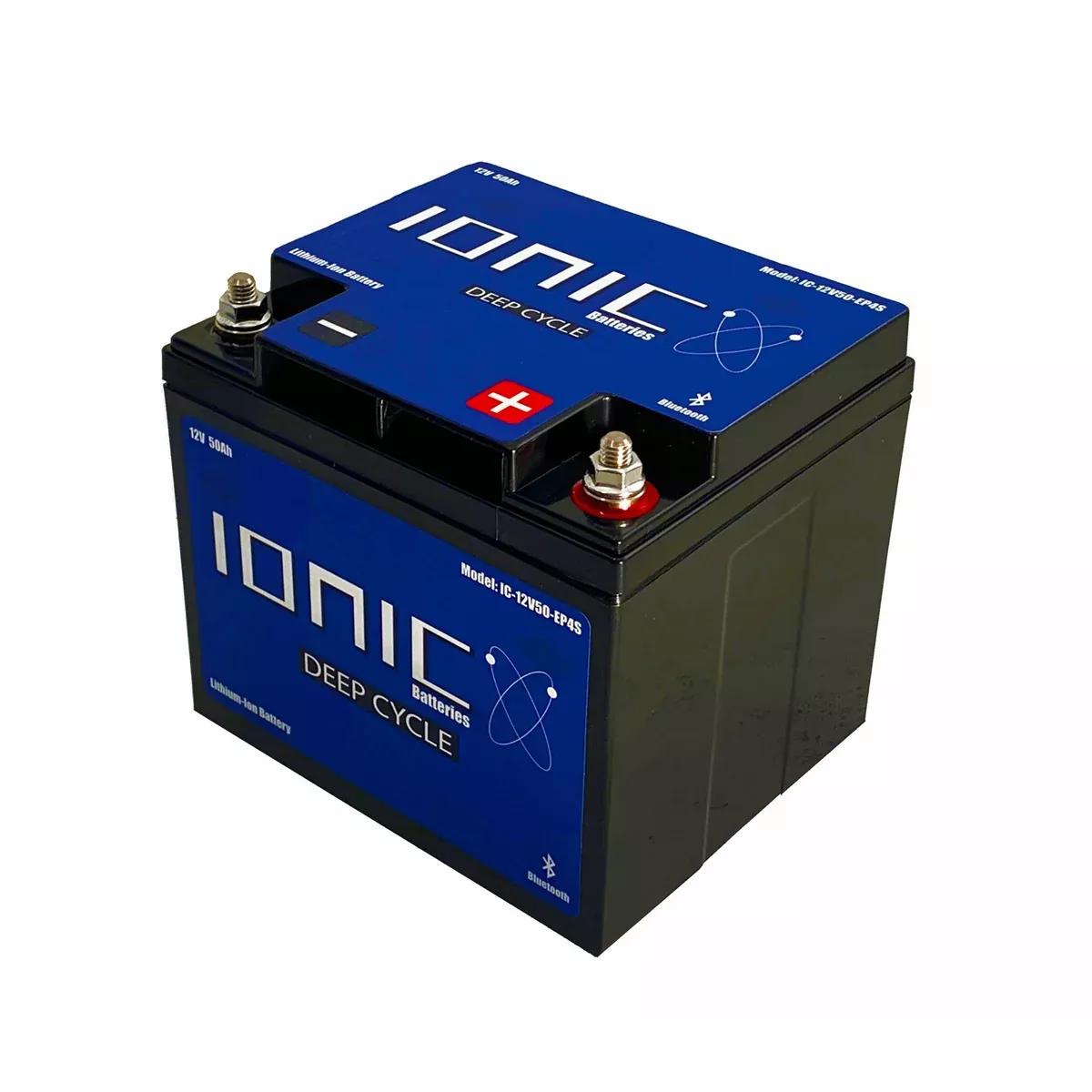 Ionic Lithium 12V 60Ah LiFePO4 Deep Cycle Trolling Motor Battery + Bluetooth