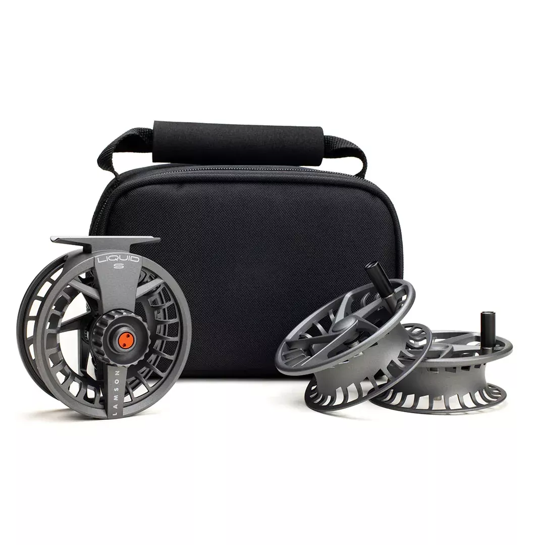 Lamson Liquid S 3-Pack Fly Reel + Spools