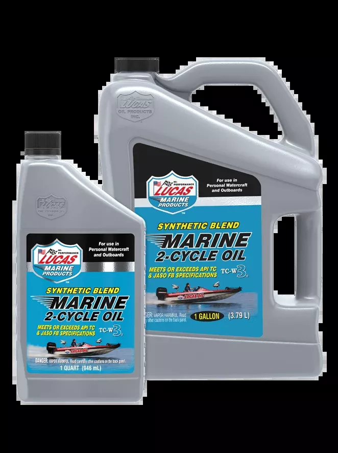 Lucas Synthetic Blend Marine 2-Cycle Oil 1 quart