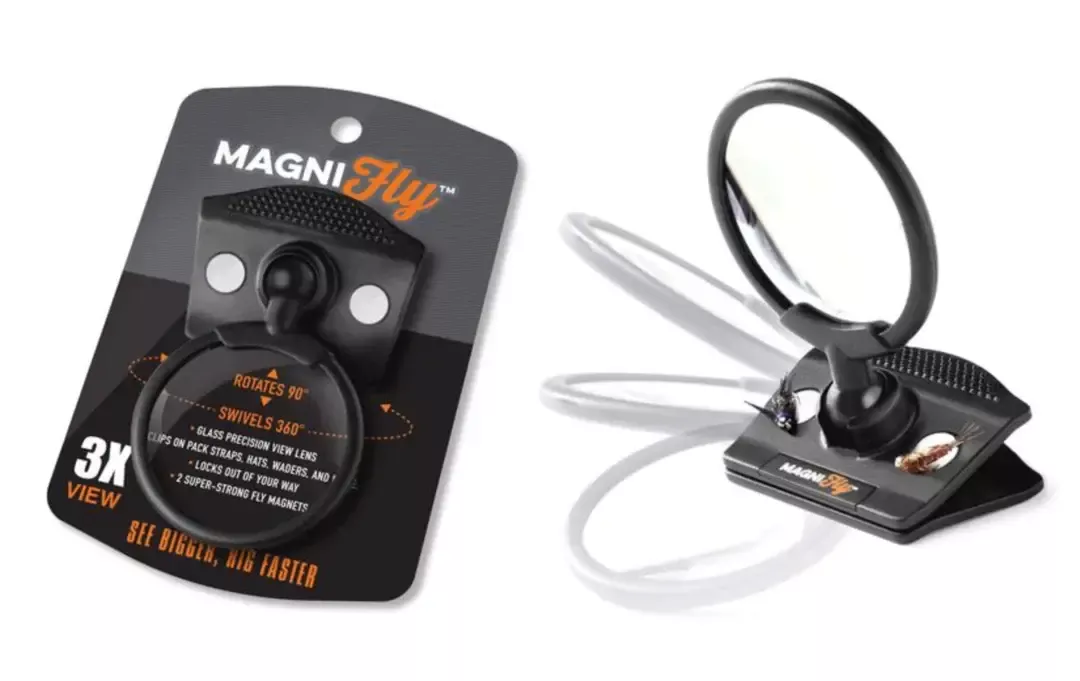 MagniFly Clip-On Glass Magnifier with Magnets