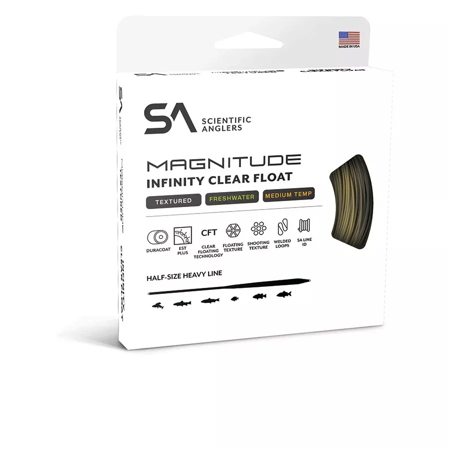 Magnitude Textured Infinity Clear Head Floating Tip Fly Line