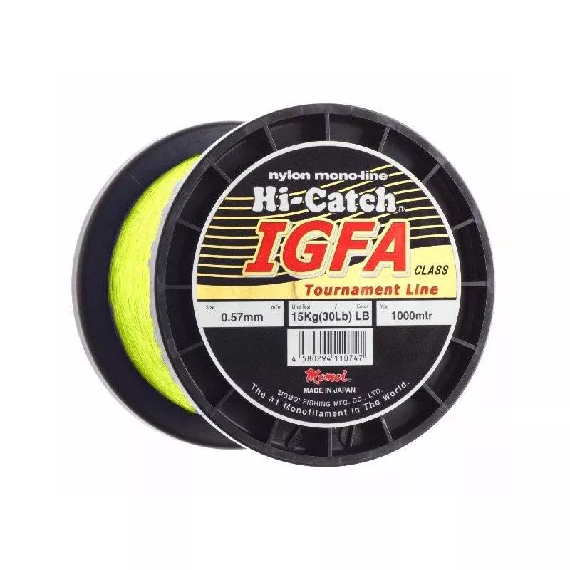 MOMOI Hi-Catch IGFA Monofilament Line 5LB Spool