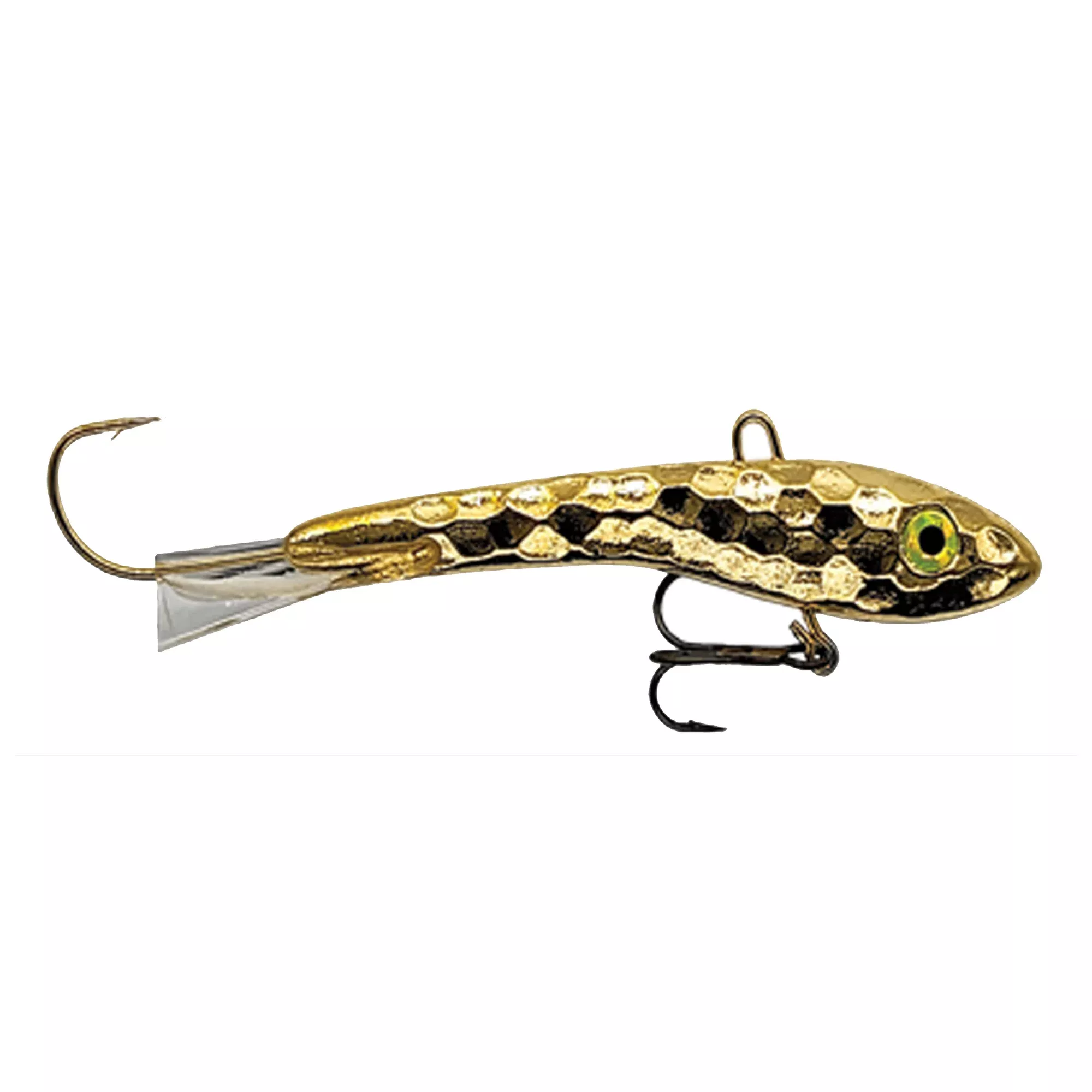 Moonshine Hammered Gold Shiver Minnow (Large)