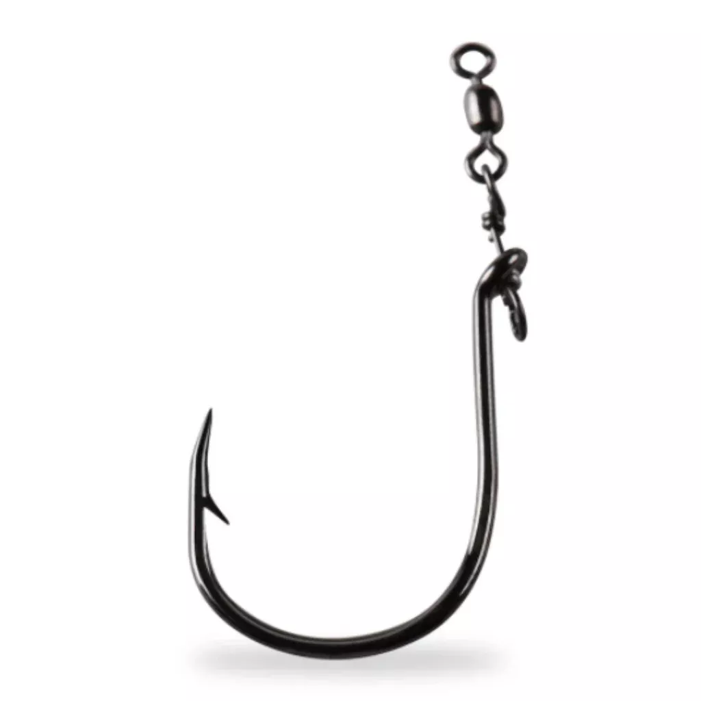 Mustad No-Twist Dropshot Hook With Mini Swivel