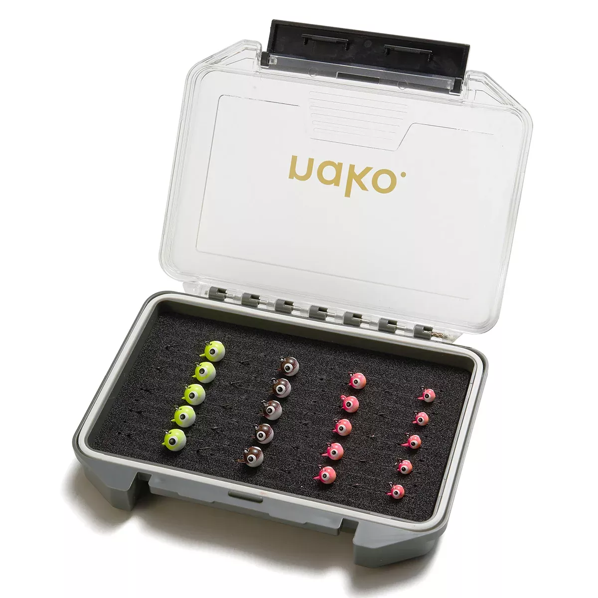 Nako 20-Piece Tungsten Crappie Jig Head Kit
