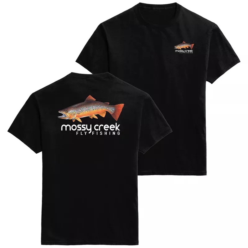 NEW Mossy Creek Short Sleeve Tee Black
