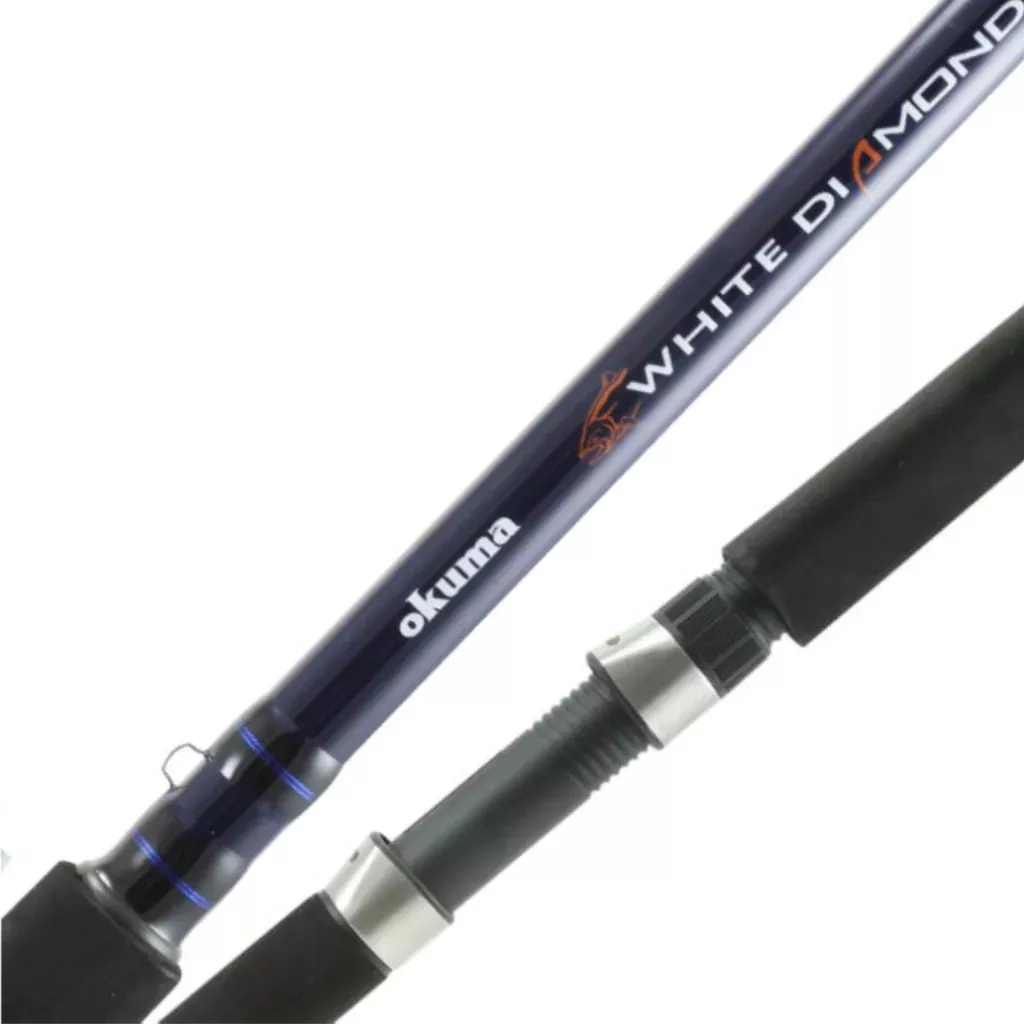 Okuma White Diamond Dipsy Diver Trolling Rod