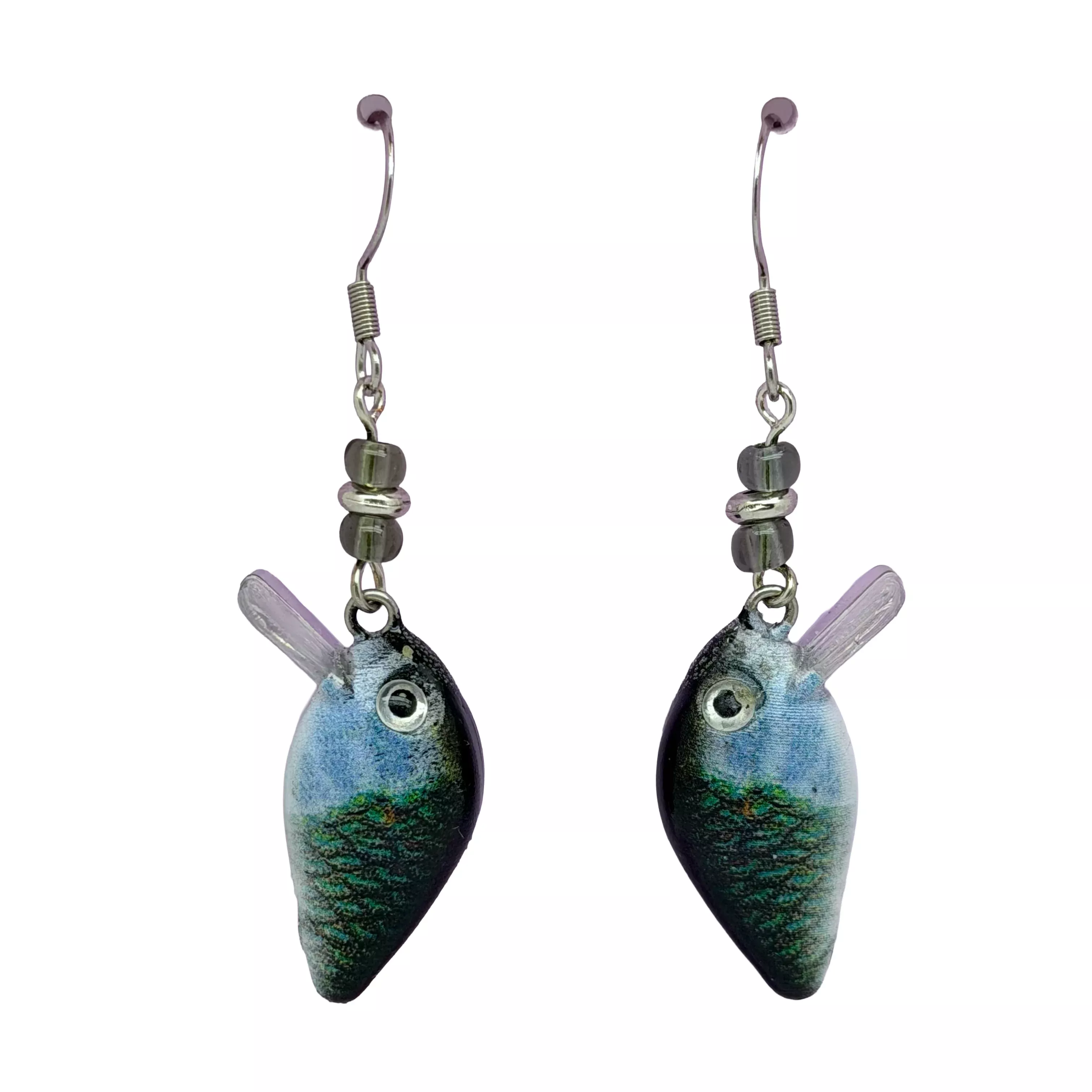 Panfish Beaded Crankbait Earrings