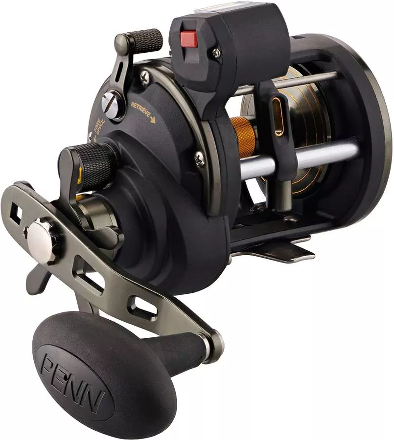 PENN SQUALL II 20 TROLLING REEL RH LINE COUNTER